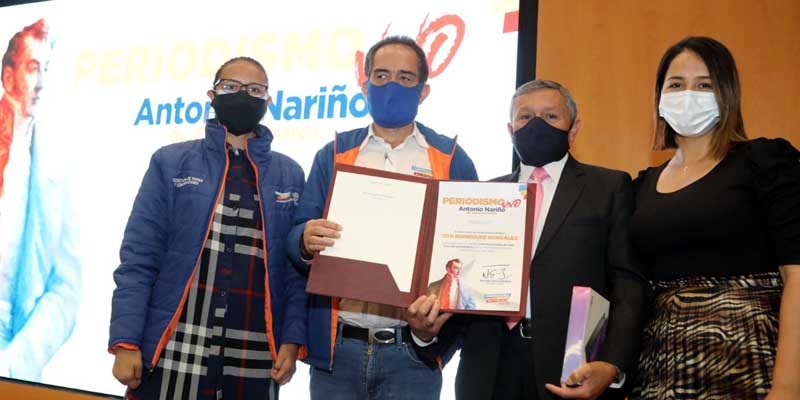 Ganadores del premio ‘Periodismo Vivo Antonio Nariño 2021’