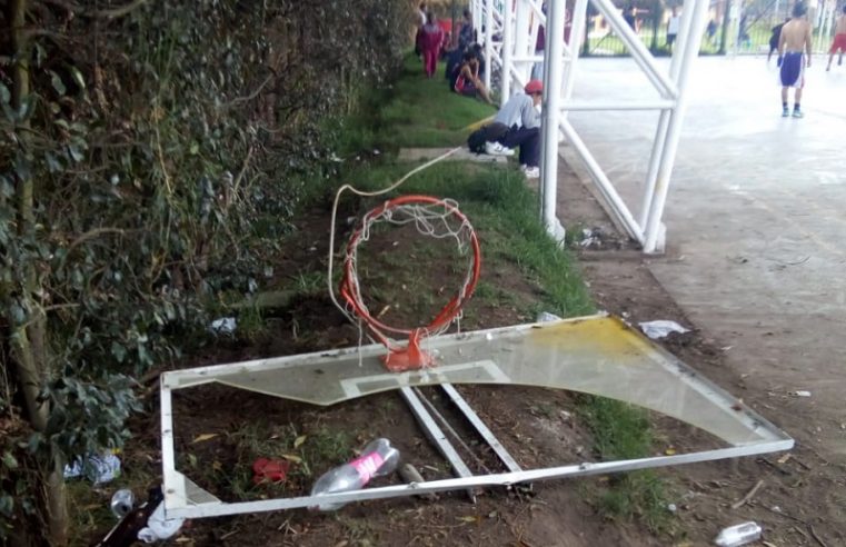 Cajicá: Vandalizan parque deportivo de Santa Inés