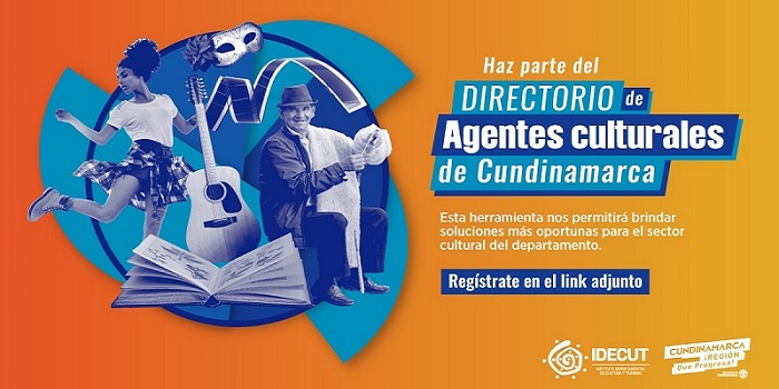 CONVOCATORIA: Cundinamarca creará directorio de Agentes Culturales. Formulario inscripción.