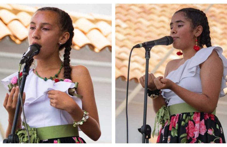 Sara y Juliana una revelación en Concurso de Duetos de Cajicá