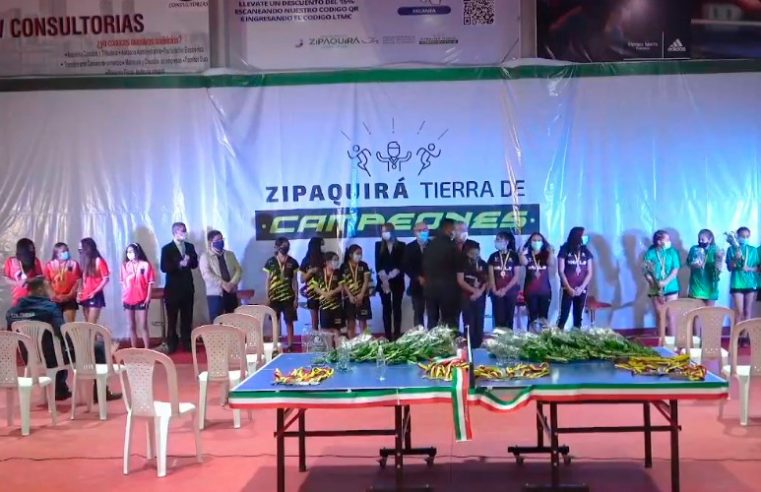 Zipaquirá inauguró Centro de Alto Rendimiento de Tenis de Mesa