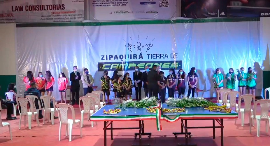Zipaquirá inauguró Centro de Alto Rendimiento de Tenis de Mesa