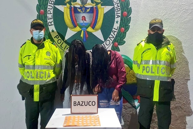 Capturadas por posesión de drogas en Zipaquirá