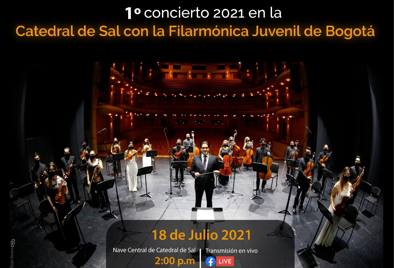Realizarán concierto desde Catedral de Sal con la Filarmónica Juvenil de Bogotá