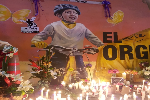 En custodia conductor involucrado en muerte del ciclista Julián Esteban +Videos
