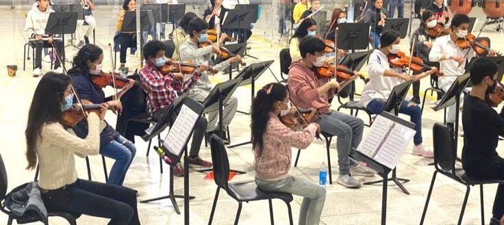 Orquesta Prejuvenil Bogotá-Cundinamarca inició ensayos presenciales