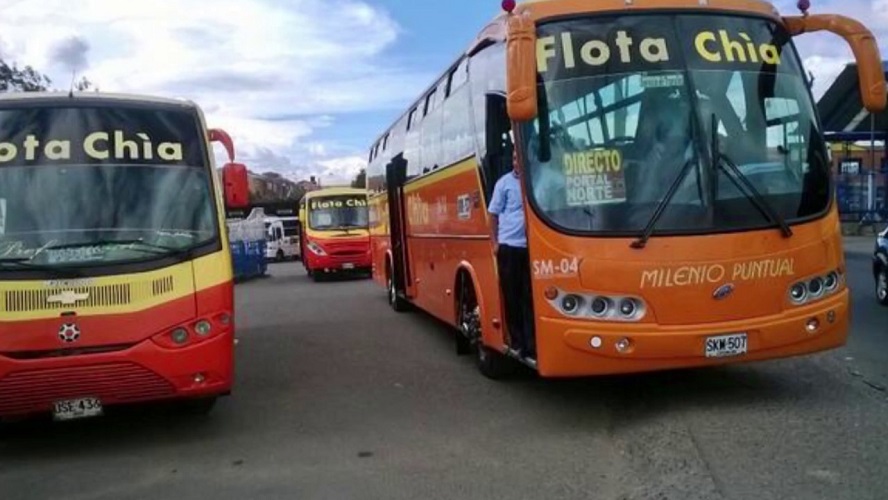 Continúan controles a transporte público de Chía