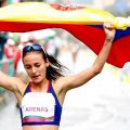Sandra Arenas se lleva la presea de plata en su tercer debut en los Olímpicos