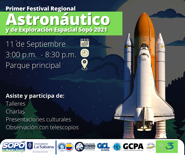 Sopó celebra su Primer Festival Astronáutico y de Exploración Espacial