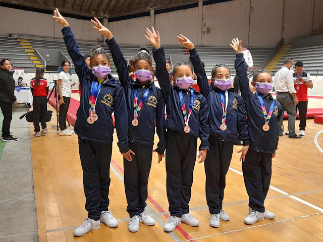 Chía obtuvo dos medallas en Nacional de Gimnasia Artística