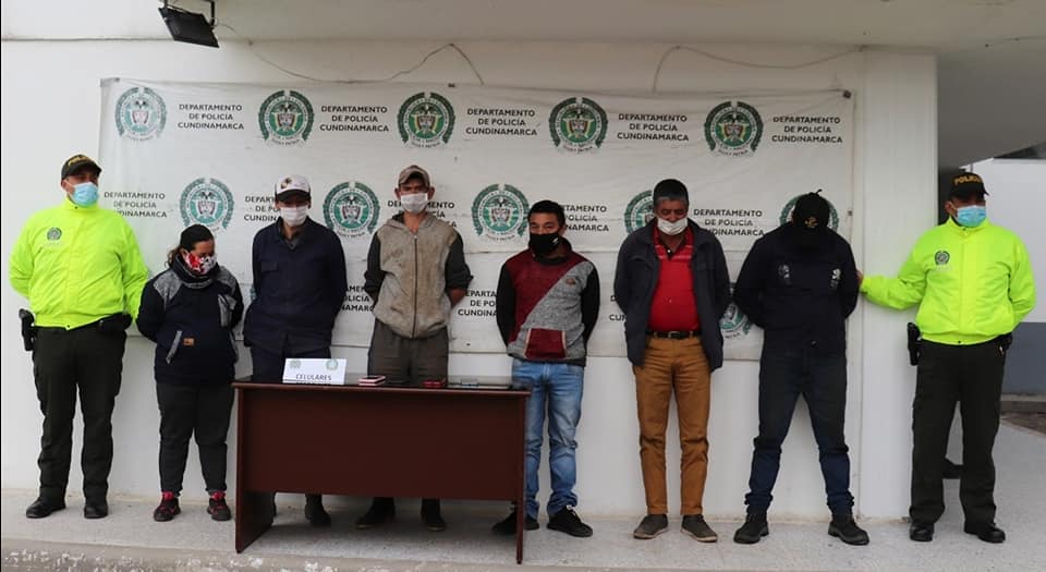 Detenidos seis presuntos integrantes de banda dedicada al abigeato en Zipaquirá