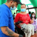 se atendieron 180 perritos y gatitos de diversas familias, brindando servicios como: vacunación, desparasitación, vitaminización y chequeo veterinario.