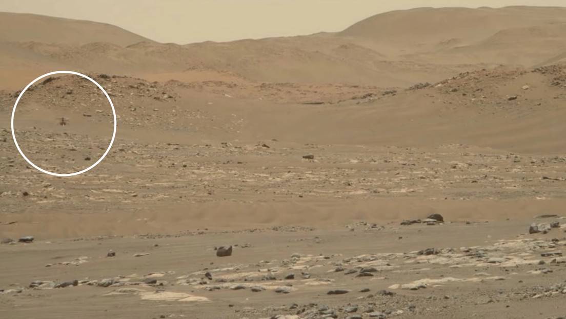 NASA Revela video del vuelo del helicóptero Ingenuity en Marte