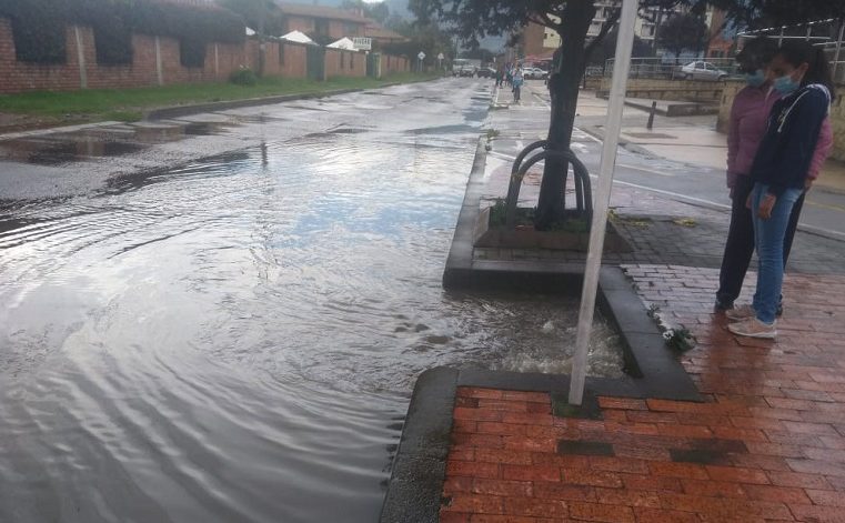 Vuelve a inundarse el sector La Bajada en Cajicá