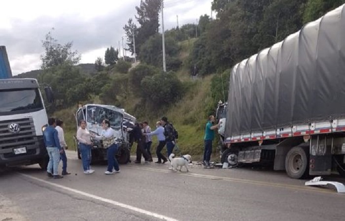 Se presentó accidente de tránsito en la vía Zipaquirá-Ubaté