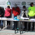 Zipaquirá: Capturaron a cuatro presuntos delincuentes, dedicados al tráfico, fabricación y porte de estupefacientes