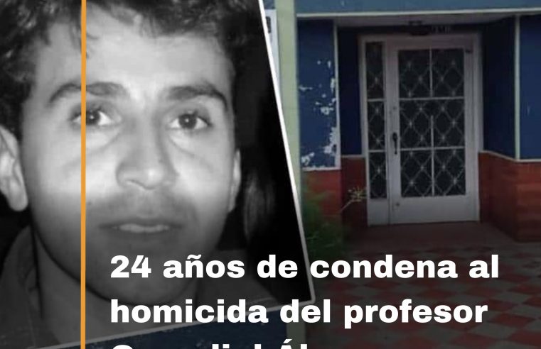 24 años de prisión al homicida de Gamaliel Álvarez