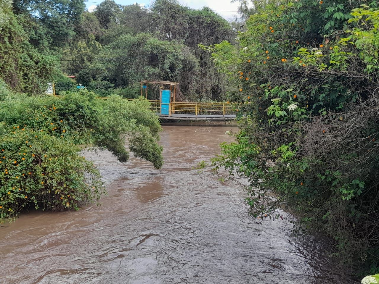 Inundaciones en Cajicá y Chía por aumento de caudal de Río Frío