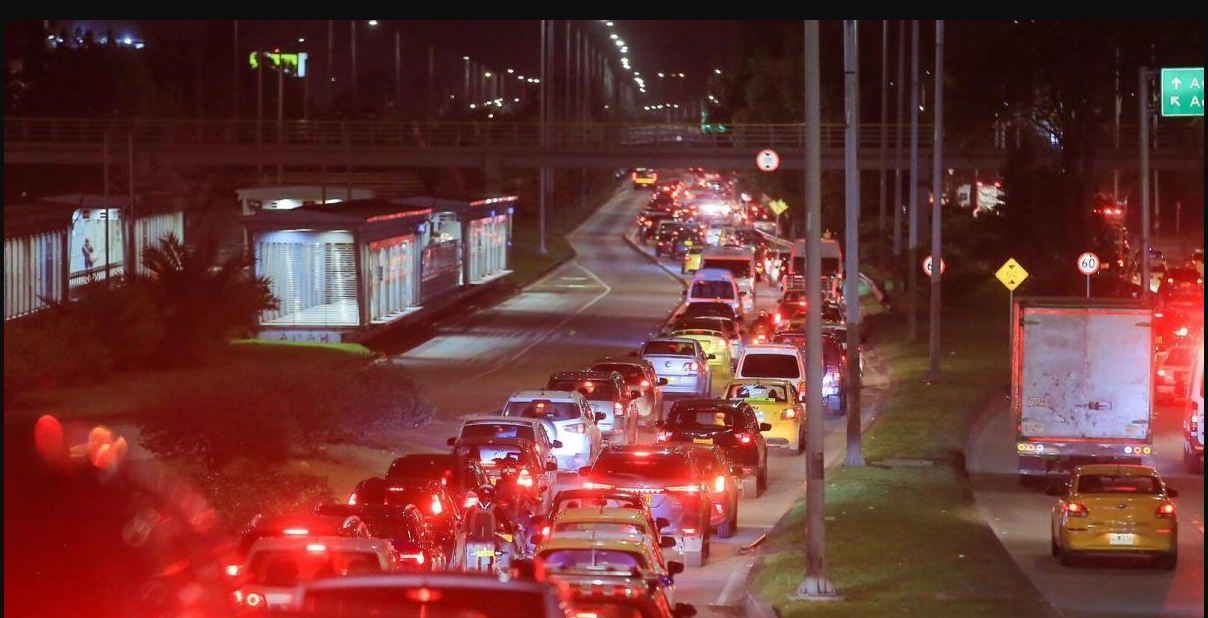 Aviso de Tráfico: Afectaciones en Movilidad al Entrar a Bogotá por la Autopista Norte