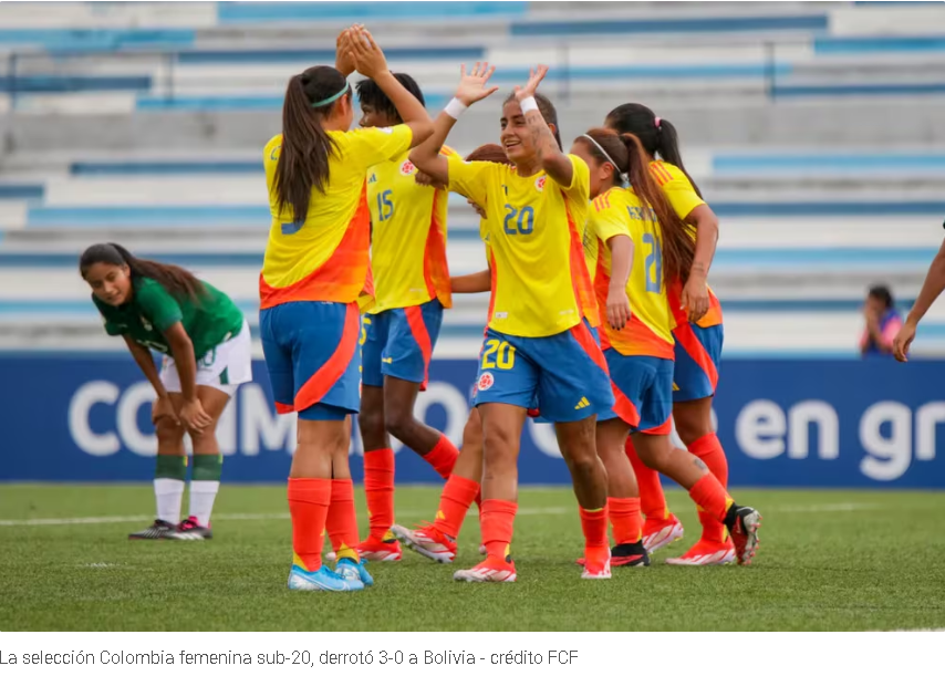 Colombia abre el hexagonal final con una victoria ante Perú en el Sudamericano Femenino Sub-20