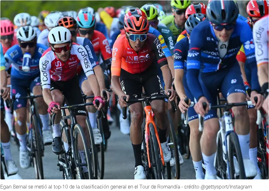 Triunfo de Richard Carapaz en la Cuarta Etapa del Tour de Romandía 2024: Egan Bernal se Posiciona en el Top-10