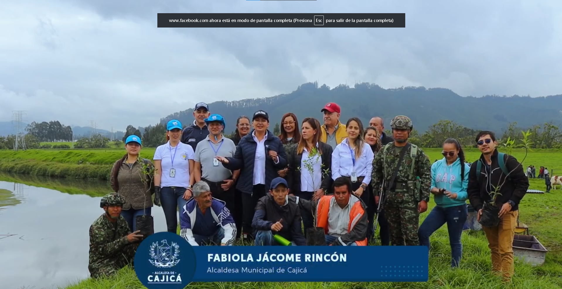 Reforestación en Cajicá: Plantan 120 Árboles Nativos para Recuperar la Zona del Río Bogotá + video