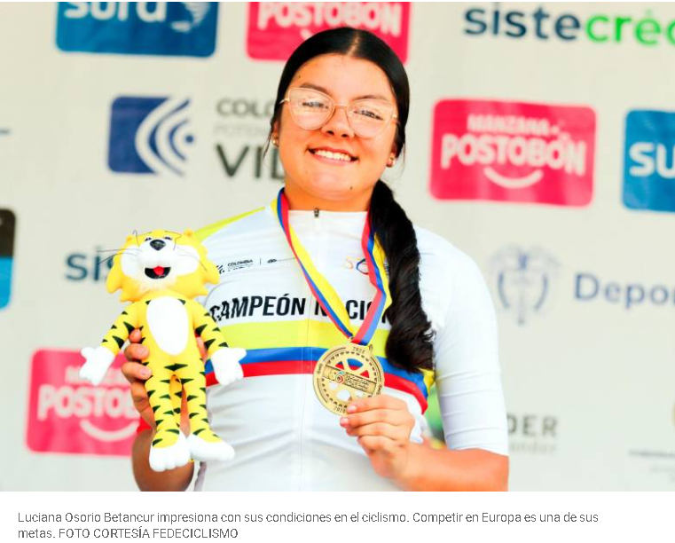 Luciana Osorio: El Nuevo Diamante del Ciclismo Colombiano