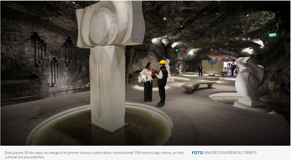 Inauguración del Museo Subterráneo en la Catedral de Sal de Zipaquirá: Un Recorrido Cultural a 180 Metros Bajo Tierra