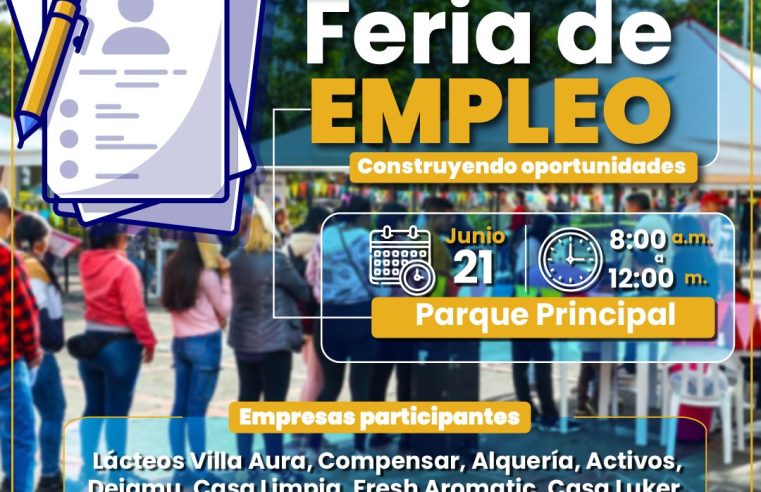 Anuncio de la Segunda Feria de Empleo en Tabio