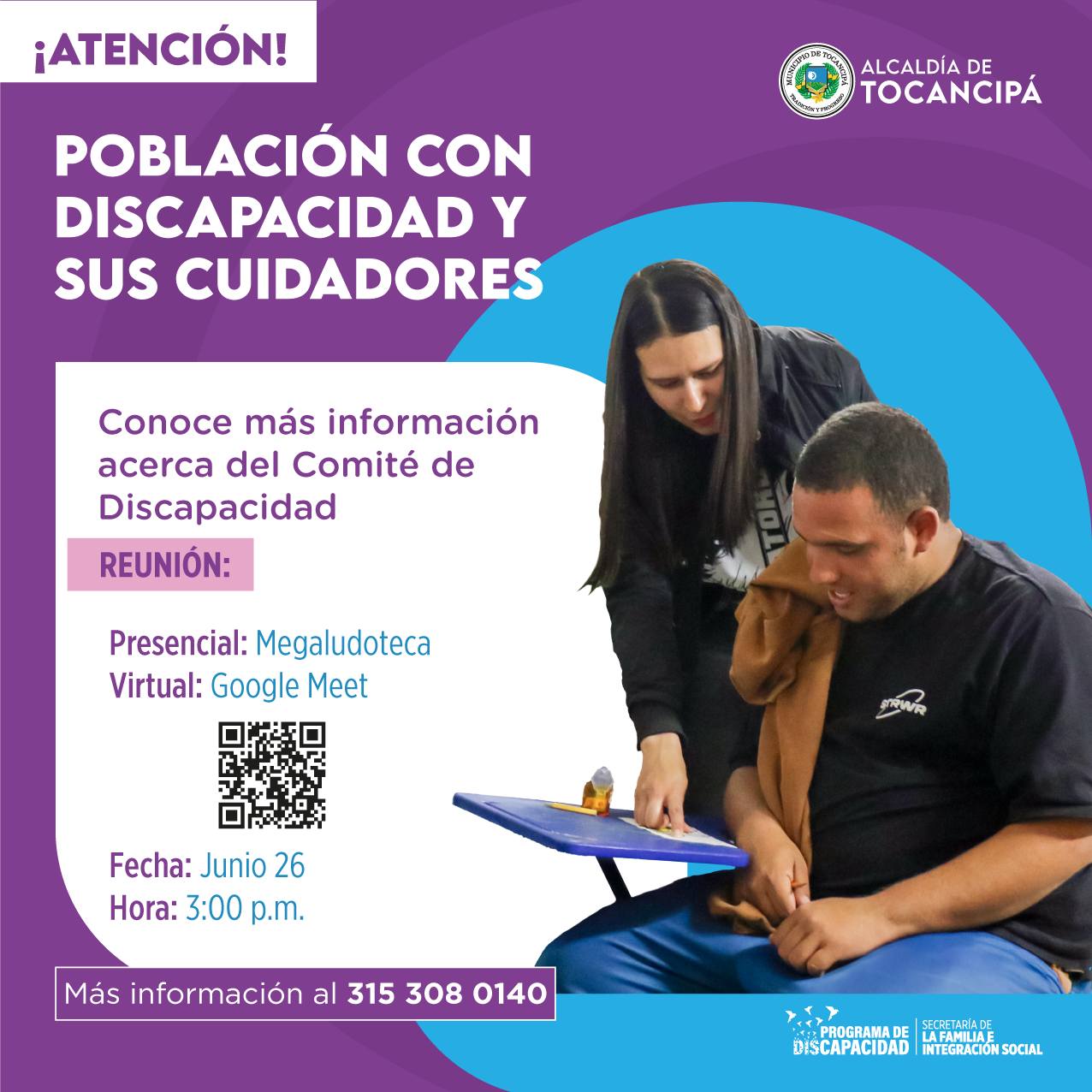 Invitación para Conocer el Comité de Discapacidad