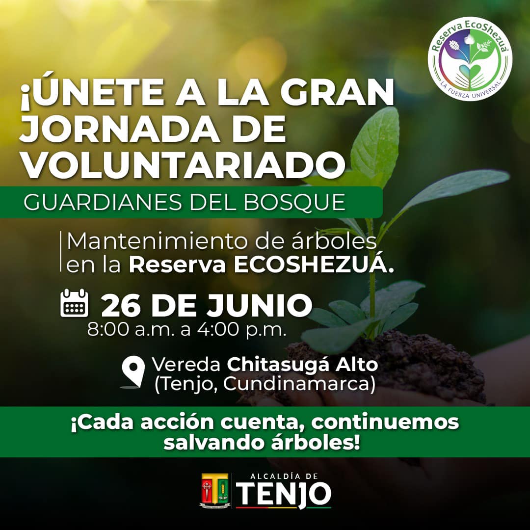 Jornada de Voluntariado “Guardianes del Bosque” en la Reserva ECOSHEZUÁ