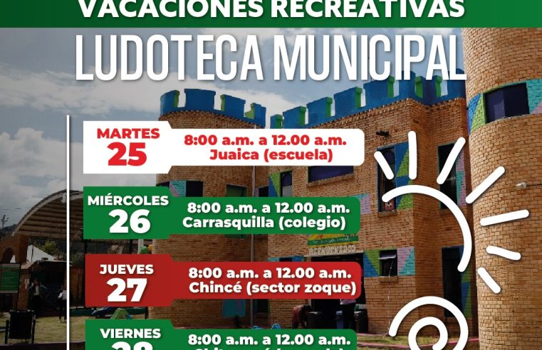 ¡Participa en las Vacaciones Recreativas de la Ludoteca Municipal!