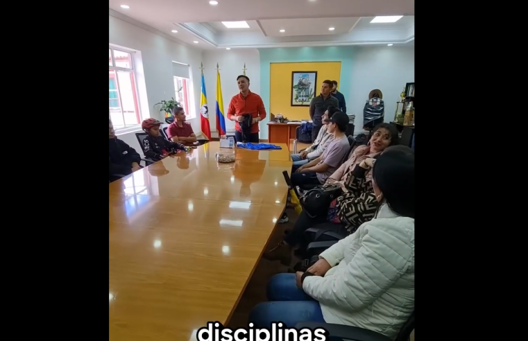 Entrega de Dotación Deportiva a la Escuela de Ciclomontañismo en Cogua