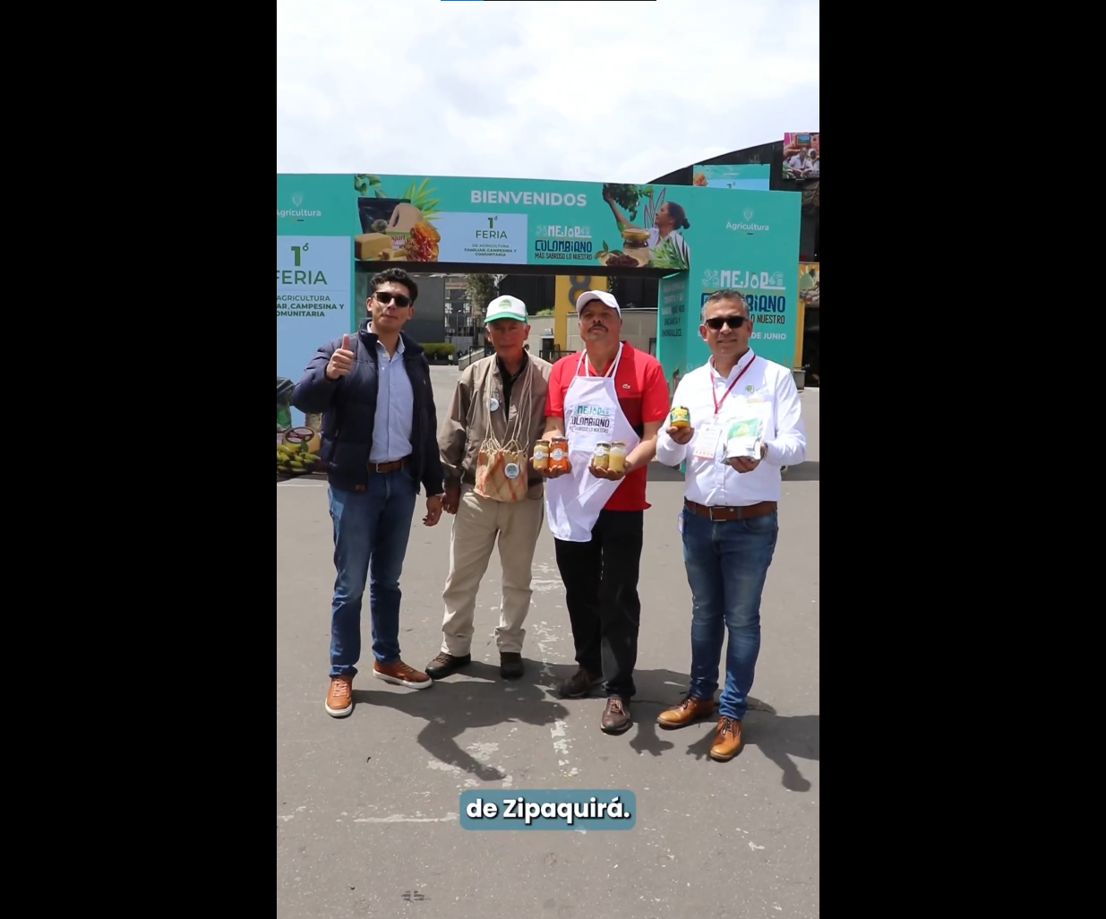 Representación de Zipaquirá en Corferias: Promoviendo el Campo y la Cultura Salinera + video