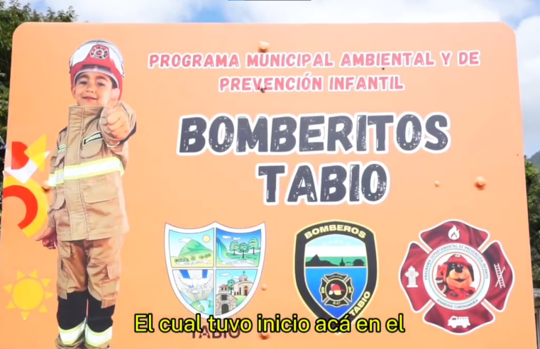 Tabio Lanza el Programa Ambiental y de Prevención Infantil “Bomberitos Tabio”