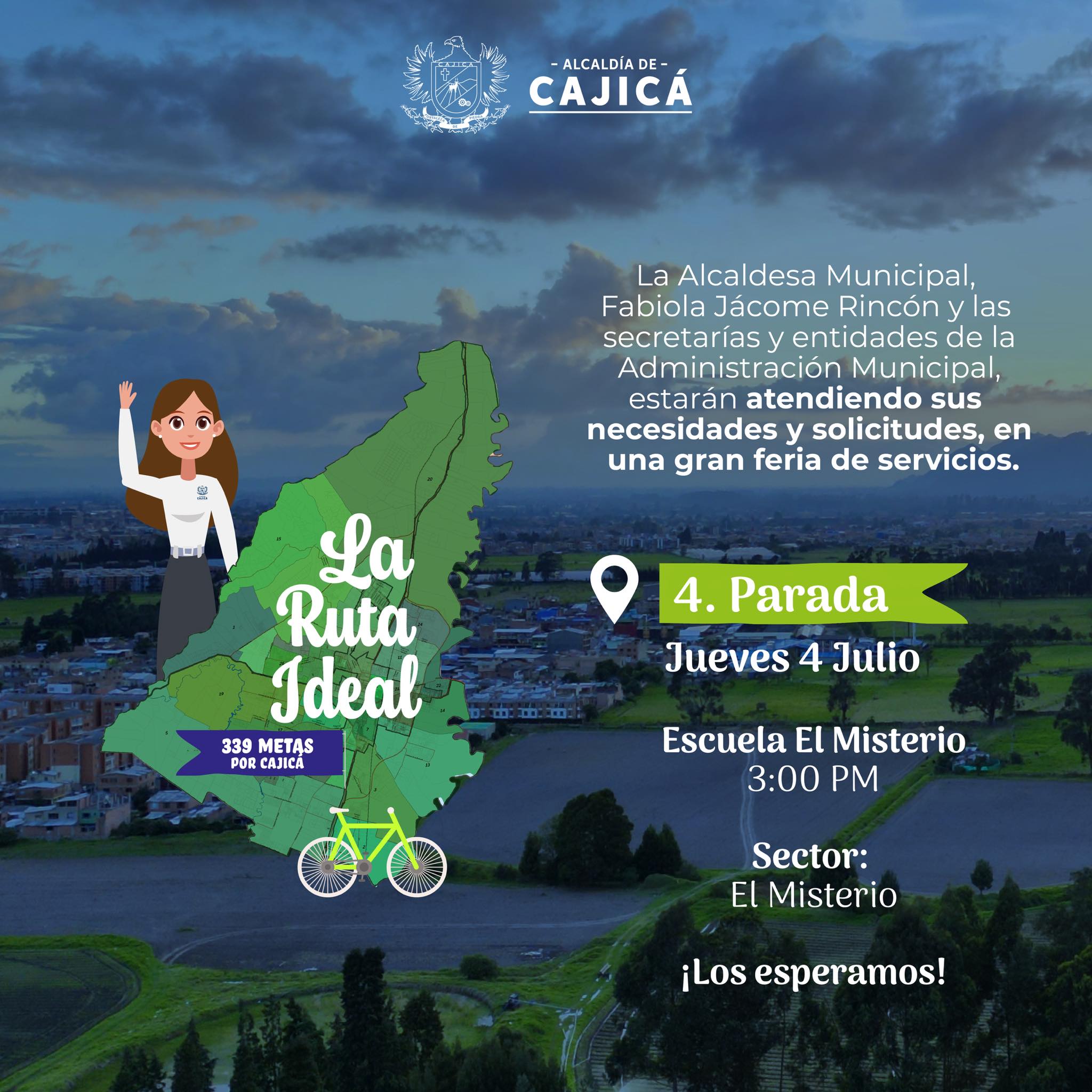 La Comunidad de El Misterio se Prepara para la Cuarta Parada de “La Ruta Ideal, 339 Metas por Recorrer”