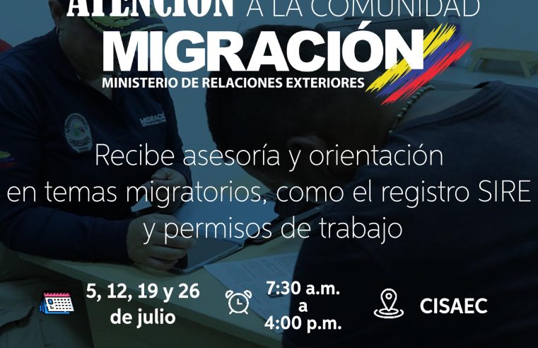 Secretaría de Seguridad y Convivencia Invita a Jornada de Atención de Migración en Cajicá