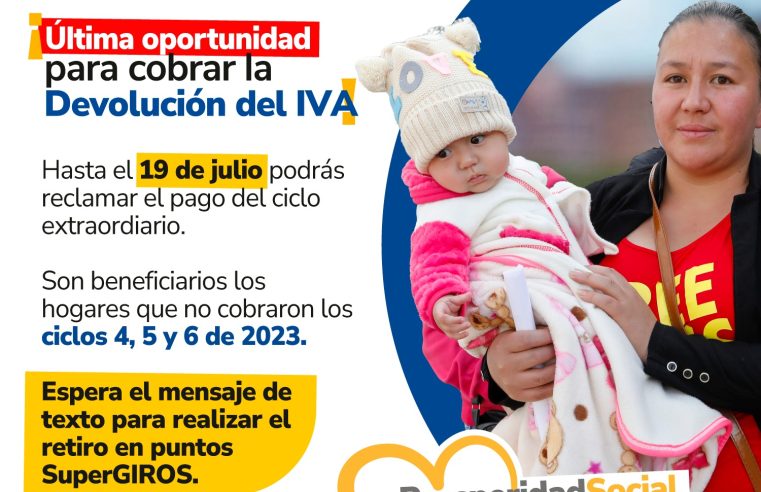 Pago de la Devolución del IVA 2023 en Tabio