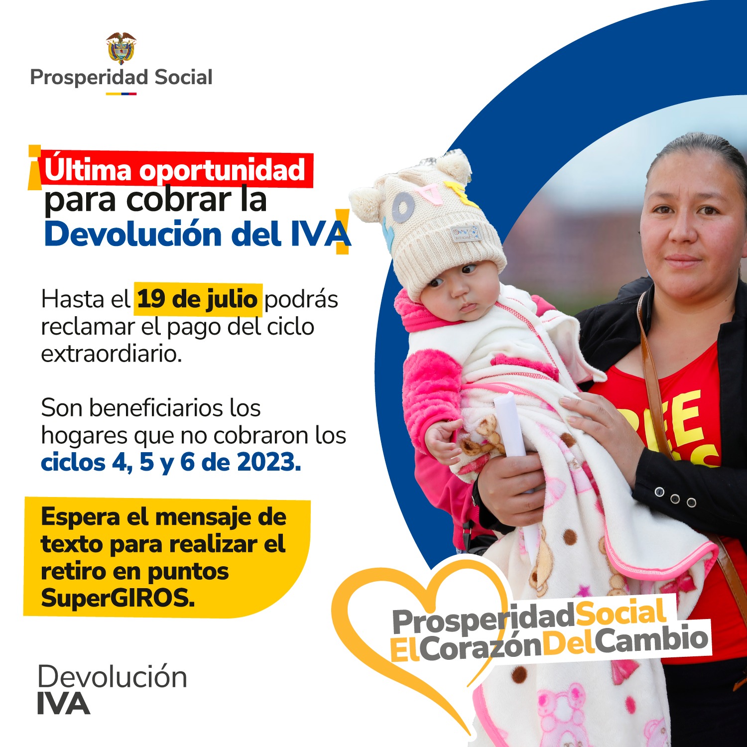 Pago de la Devolución del IVA 2023 en Tabio