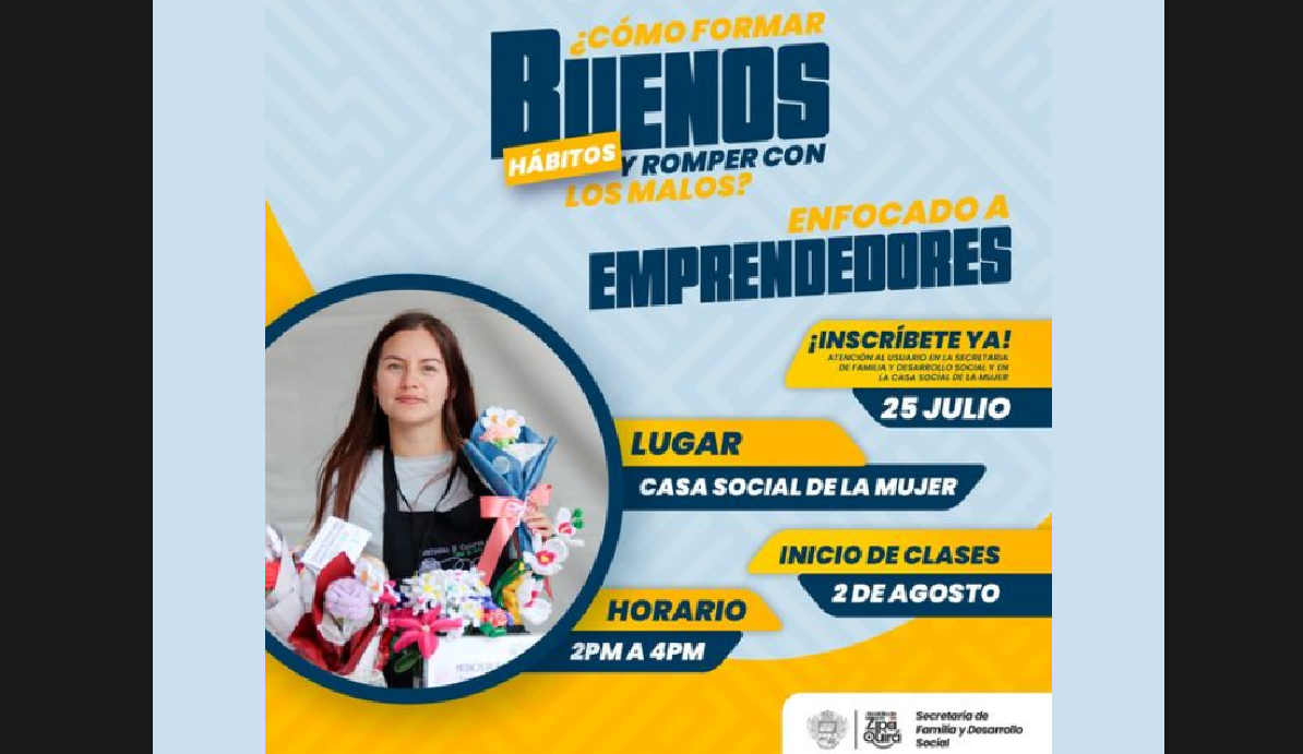 Curso Virtual para Emprendedores: Formar Buenos Hábitos y Romper los Malos