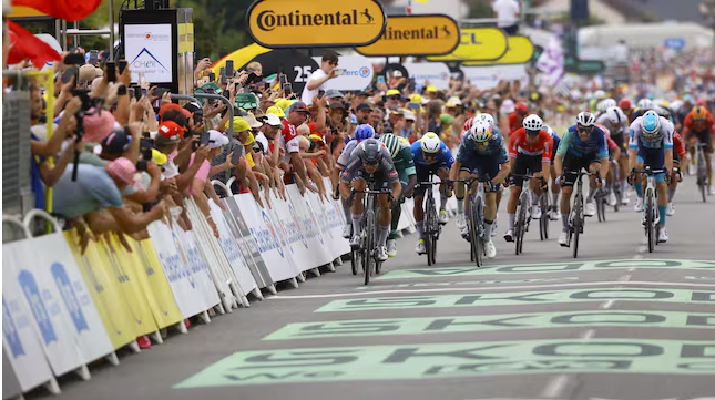 Gaviria lidera a los colombianos en la etapa 10 del Tour de Francia 2024