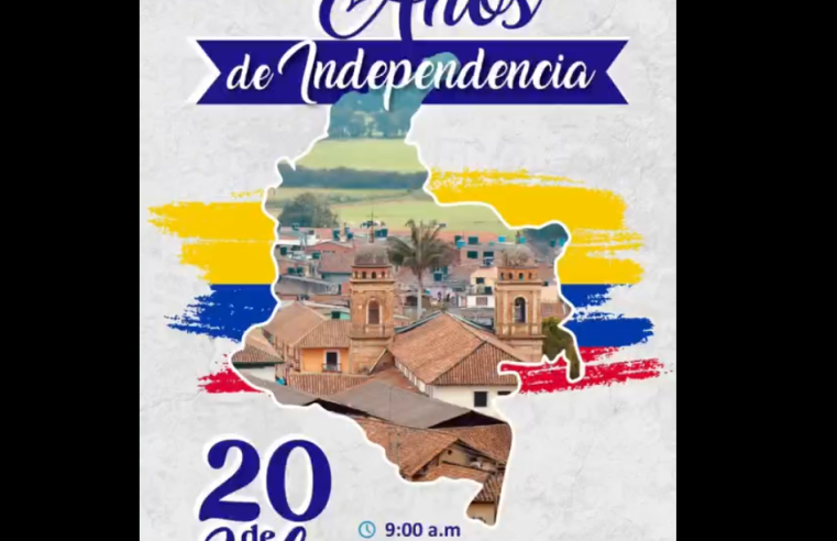 Invitación a Conmemorar los 214 Años de Independencia de Colombia + Video