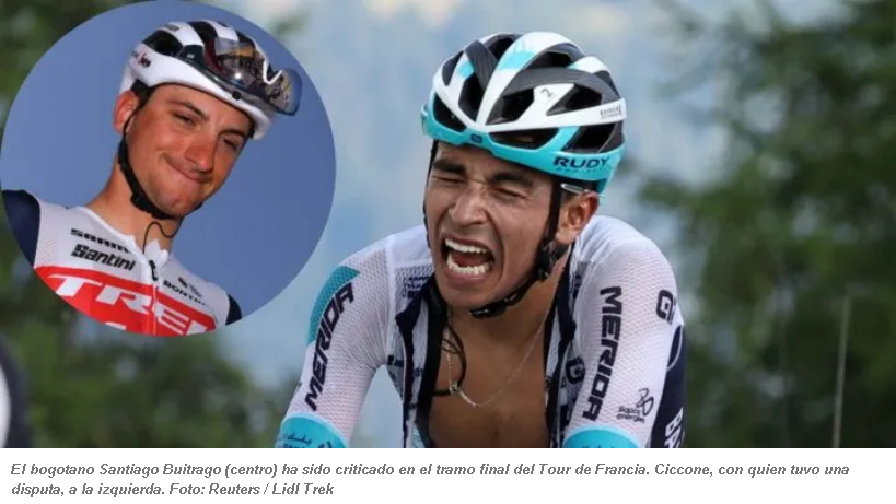 Acusan a Santiago Buitrago de Trampa en el Tour de Francia 2024: “Lo Vimos Todo”