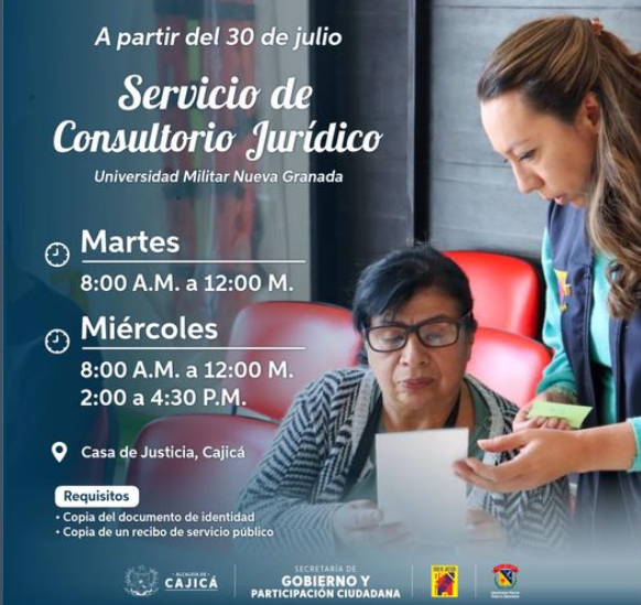 Nuevo Servicio de Consultorio Jurídico en Cajicá