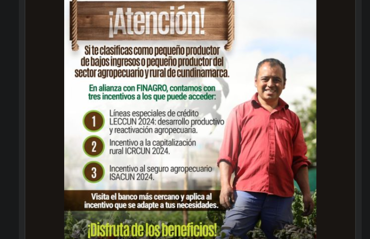 Convocatoria de Apoyo Financiero para Pequeños Productores en Tábio