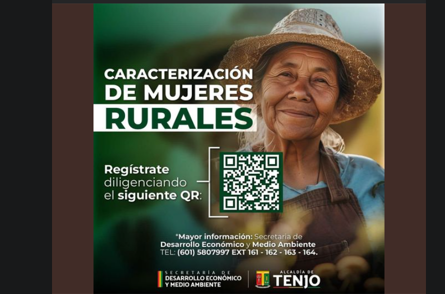 Caracterización de Mujeres Rurales en el Municipio: ¡Participa y Accede a Programas de Apoyo!