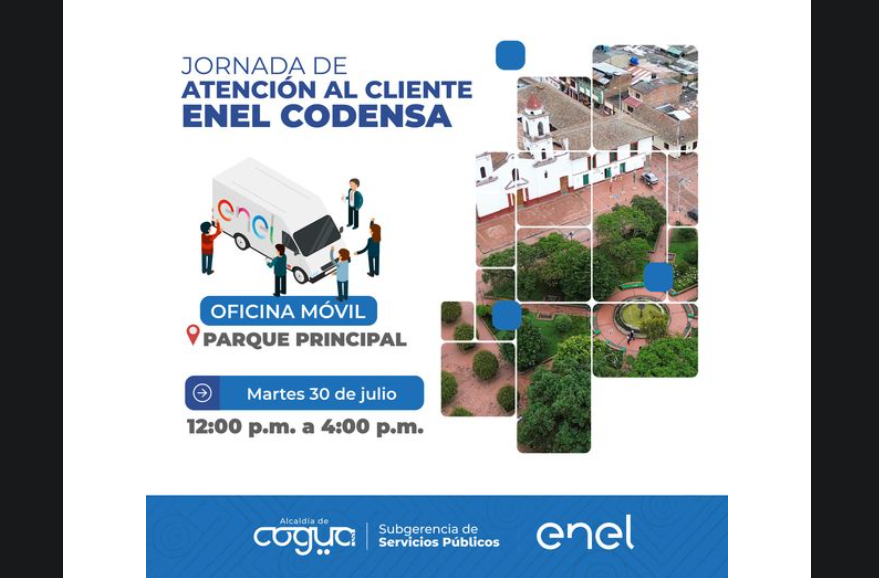 Jornada de Atención al Cliente de ENEL Codensa el 30 de Julio