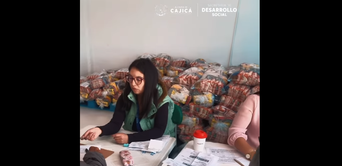 459 Familias de Cajicá Reciben Paquetes Alimentarios + Video