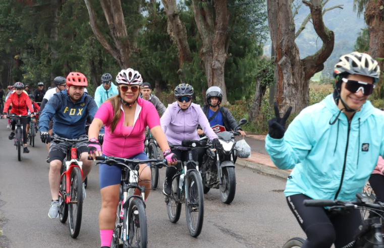 Ciclopaseo “Pedaleando por los Derechos de las Mujeres” en Tenjo: Un Éxito Rotundo