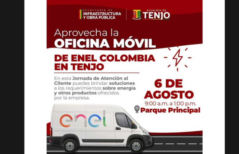 Jornada de Atención al Ciudadano de Enel en el Parque Principal